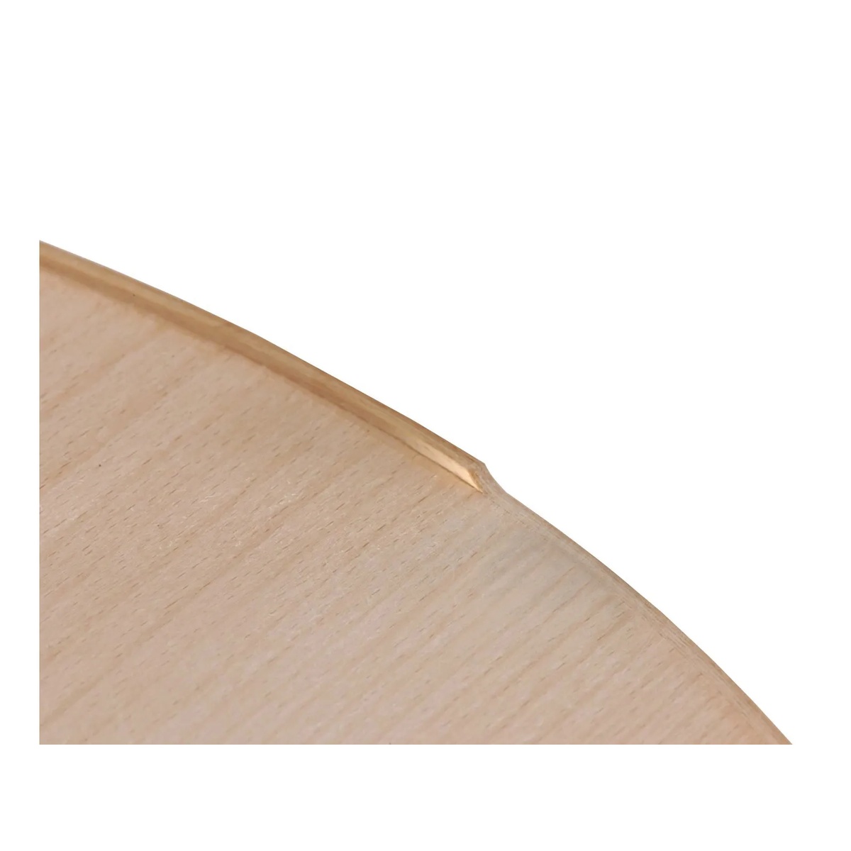 Festool 491666 edge trimming cutter result on a wood edge showing a clean flush-trimmed profile for cabinet and furniture finishing