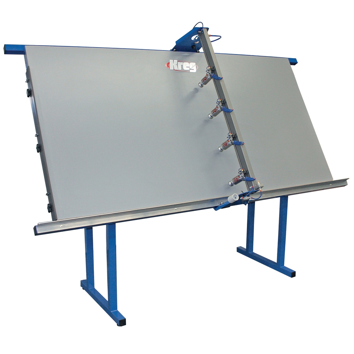 Kreg KFT4X8 4' x 8' Face-Framing Table full view angled work surface for standing face-frame assembly