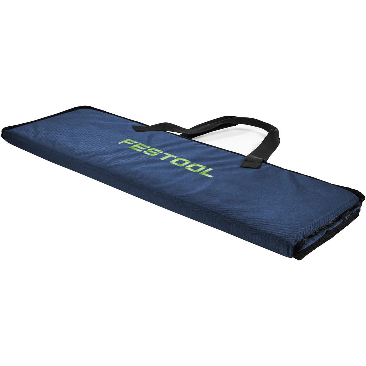 Festool 200160 FSK420 Guide Rail Bag with shoulder straps shown ready for carrying around the shop or jobsite