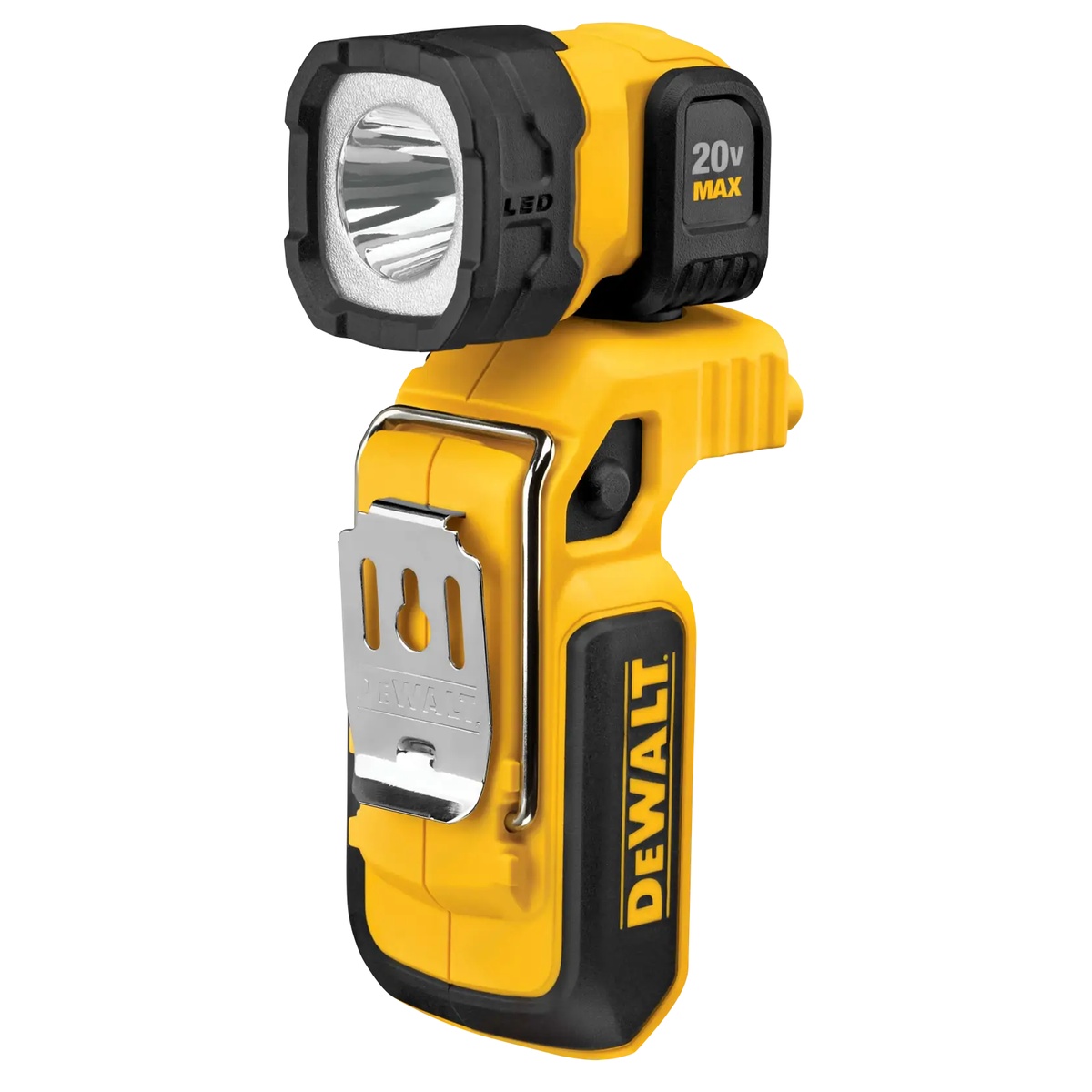 DEWALT DCL044 20V MAX Hand Held LED Work Light product view showing compact body for portable cordless task lighting