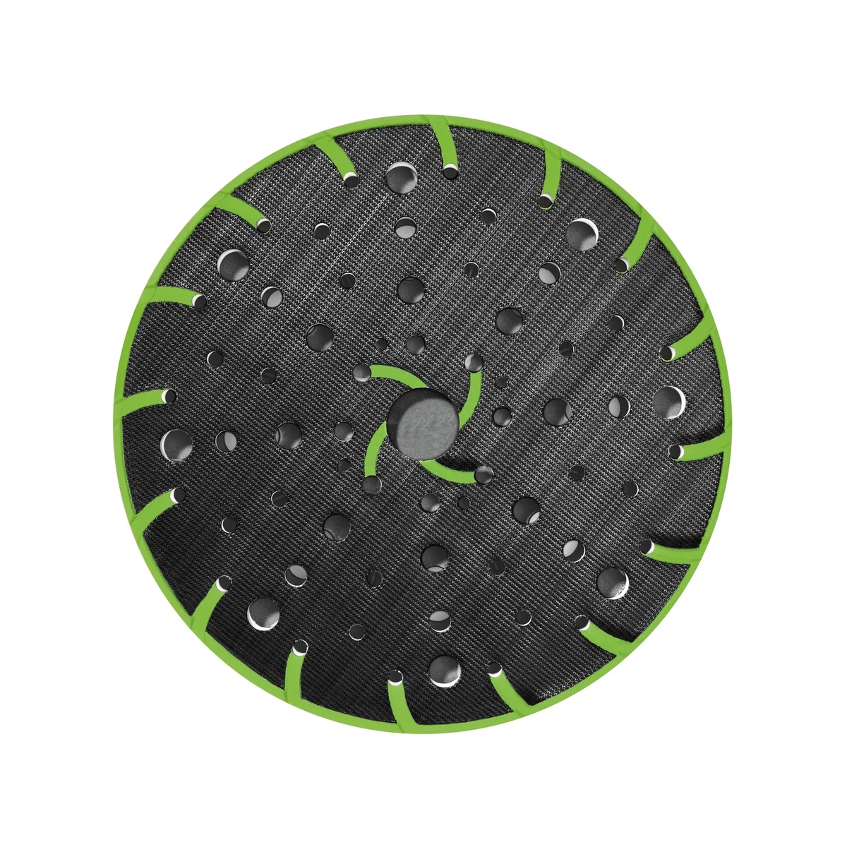 Festool 202463 Multi Jetstream2 150mm hard sander backing pad face showing hook and loop surface and dust hole pattern for flat surface sanding