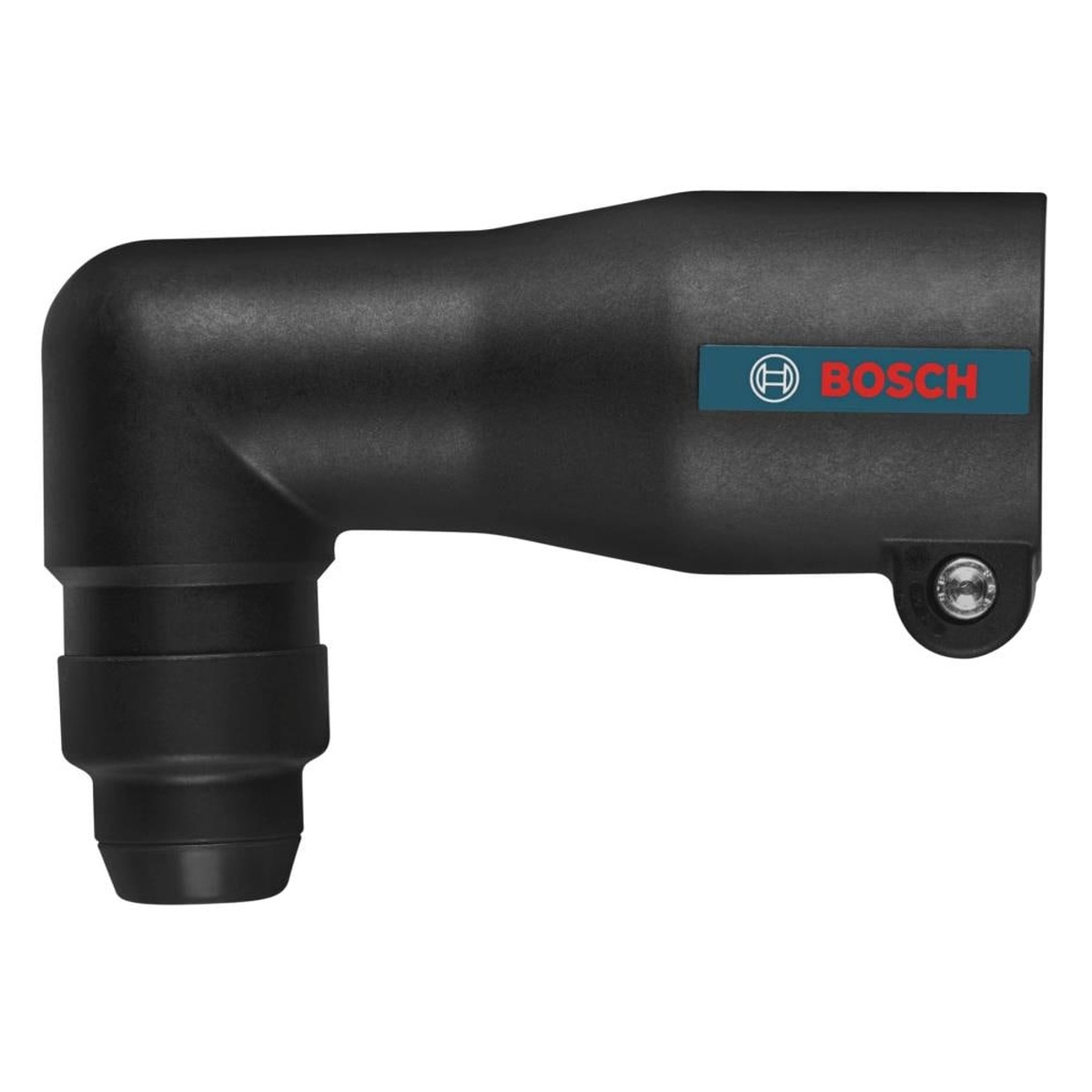 Bosch RHA-50 SDS-plus Right Angle Attachment product view showing the compact right angle body used with compatible Bosch SDS-plus rotary hammers