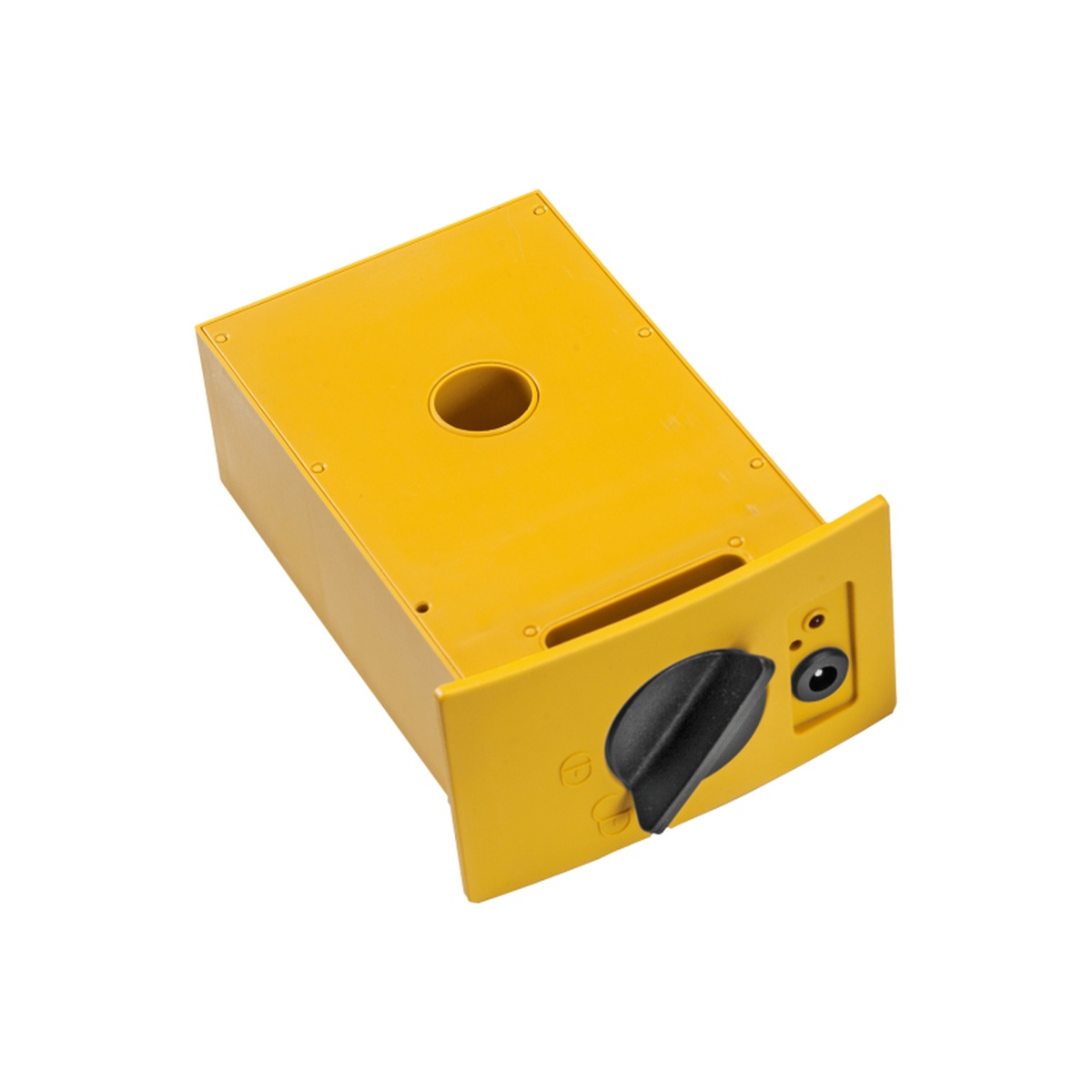 Stabila 07150 AE-LAR350 Li-ion rechargeable battery unit close-up showing the battery module that installs into a STABILA LAR 350 rotary laser for all-day leveling