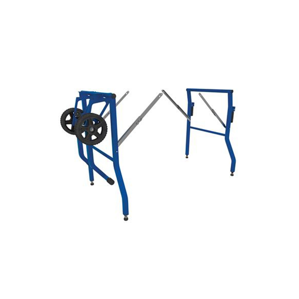 Kreg Adaptive Cutting System Project Table Base steel folding frame with wheels and leg braces for stable support under a cutting table