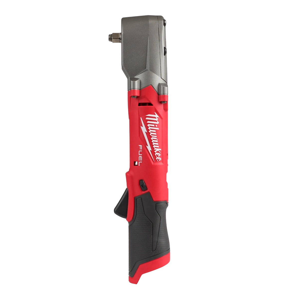Milwaukee 2564-20 M12 FUEL 3/8 in right angle impact wrench product view showing compact low-profile head and slim body design