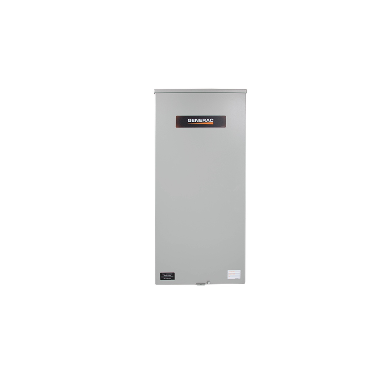 Generac RXGW20SHA3 Automatic Transfer Switch front view shown as a residential standby power transfer switch for whole-home backup generator installations