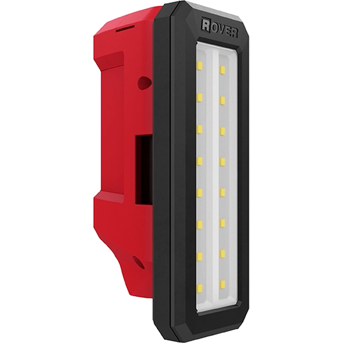 Milwaukee 2367-20 M12 ROVER Service and Repair Flood Light side profile showing compact housing for jobsite and service use