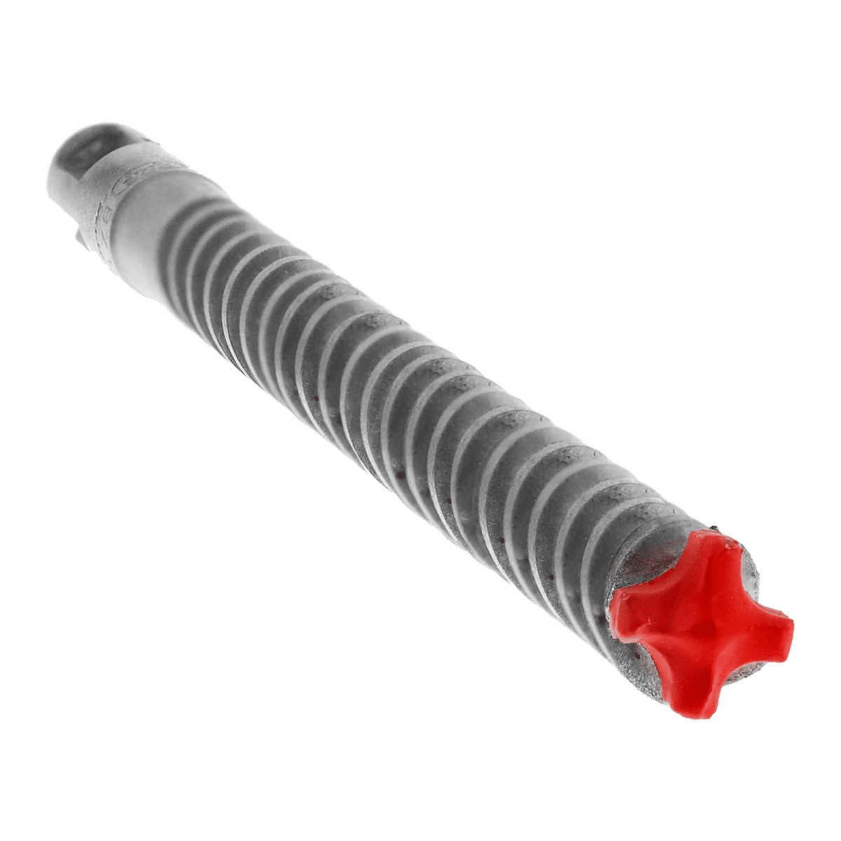 Diablo DMAPL4170 Rebar Demon SDS-Plus 4-cutter hammer drill bit shown as a full product view, highlighting the full carbide head and deep-flute body used for drilling reinforced concrete and anchor holes on the jobsite