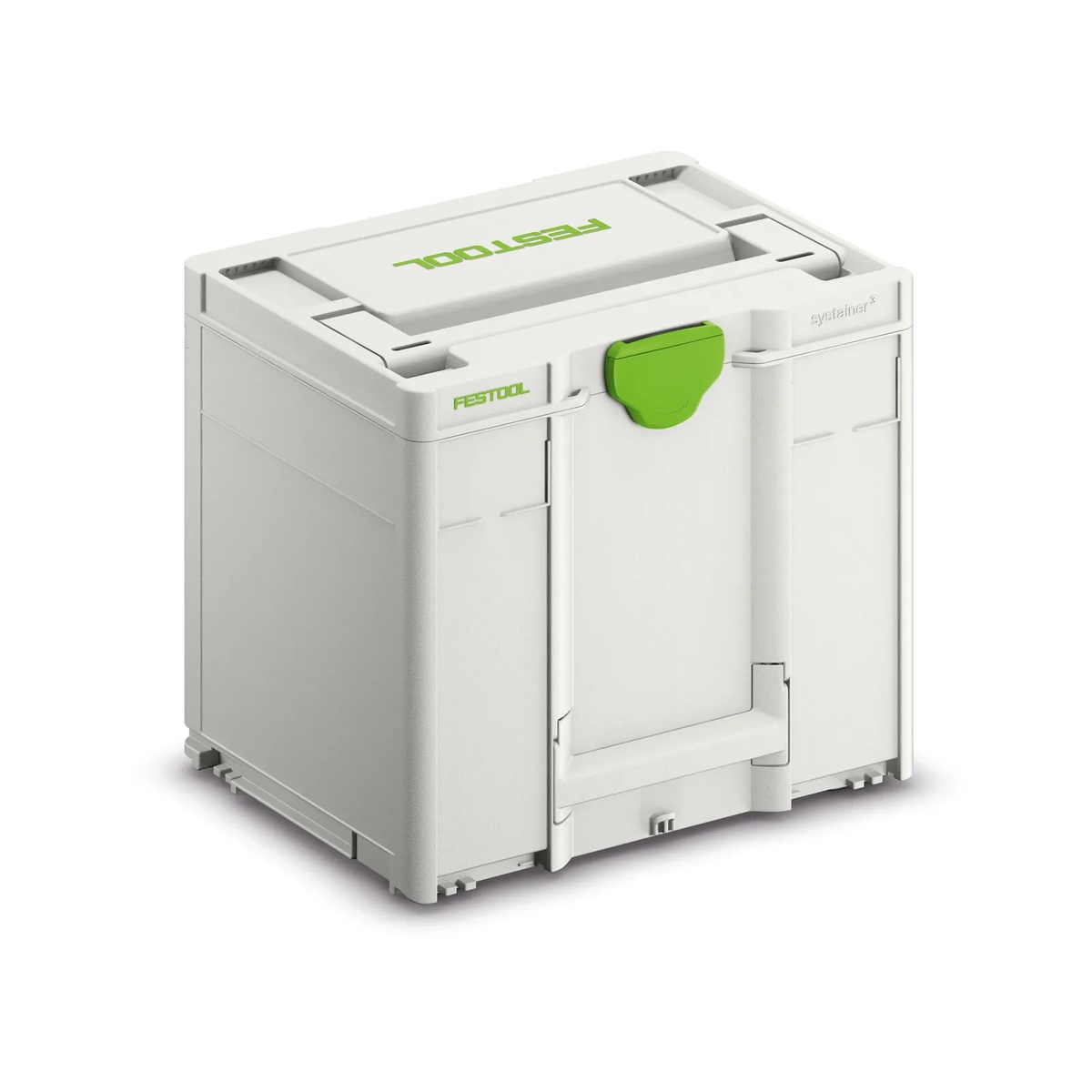Festool 204844 Systainer3 M 337 storage case shown closed in a clean product view for workshop and jobsite tool organization