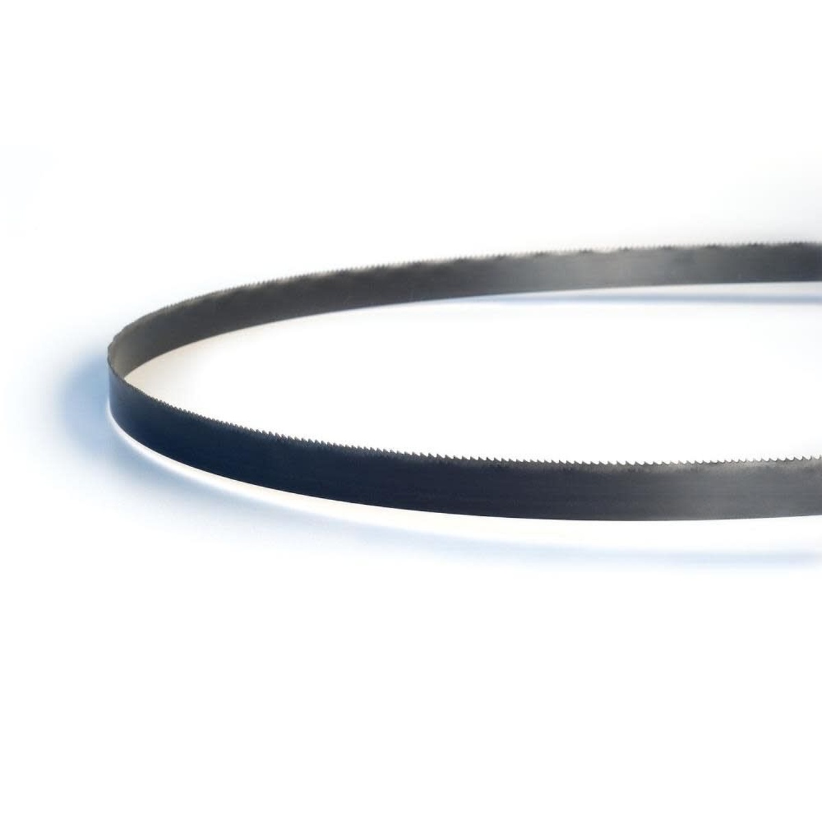 Lenox 3842738PW1418 WOLF-BAND Portable Band Saw Blade shown as a continuous loop blade with fine tooth edge for portable metal cutting