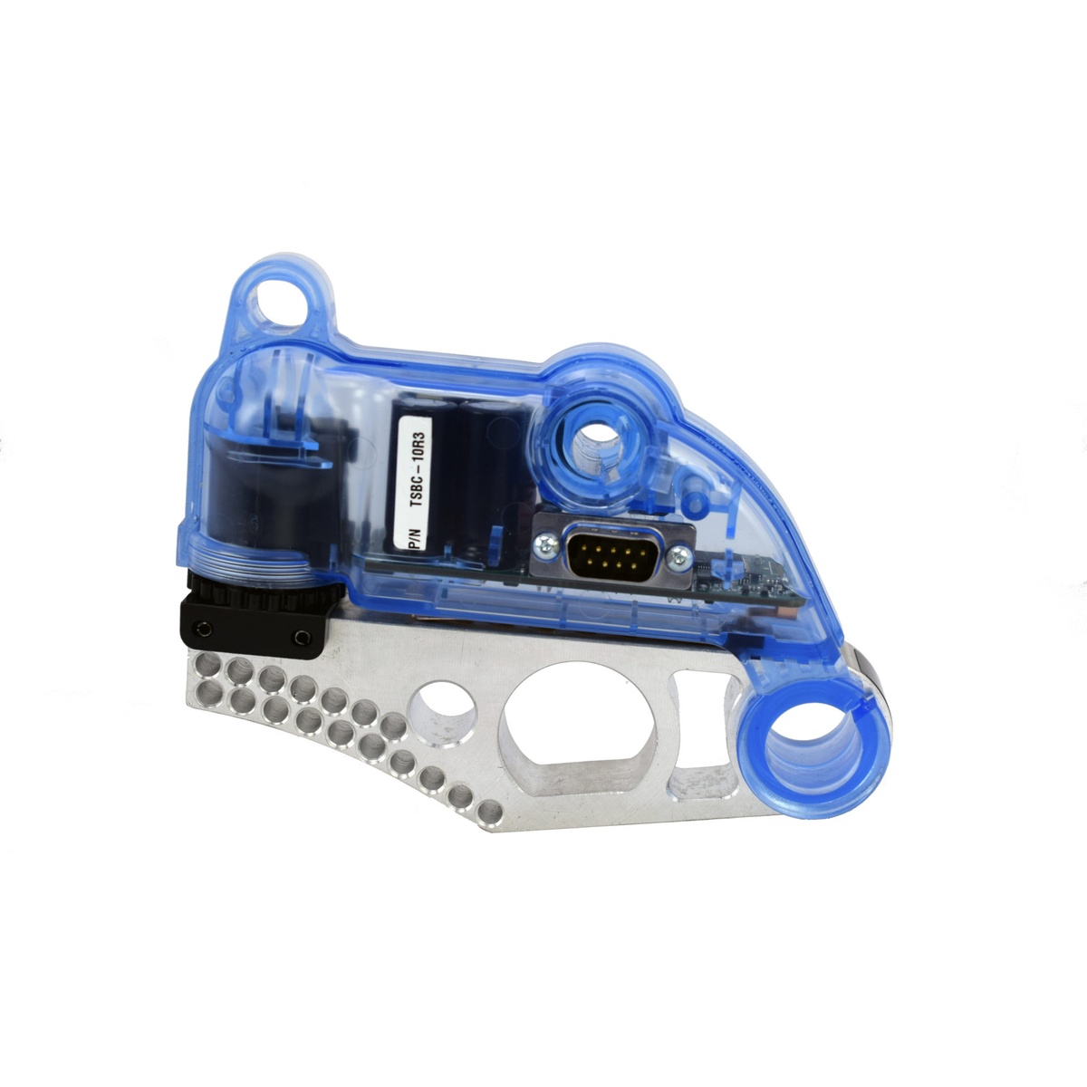 SawStop TSBC-10R3 Table Saw Brake Cartridge for 10-inch blades shown as a replacement safety component for a SawStop table saw in a workshop setup