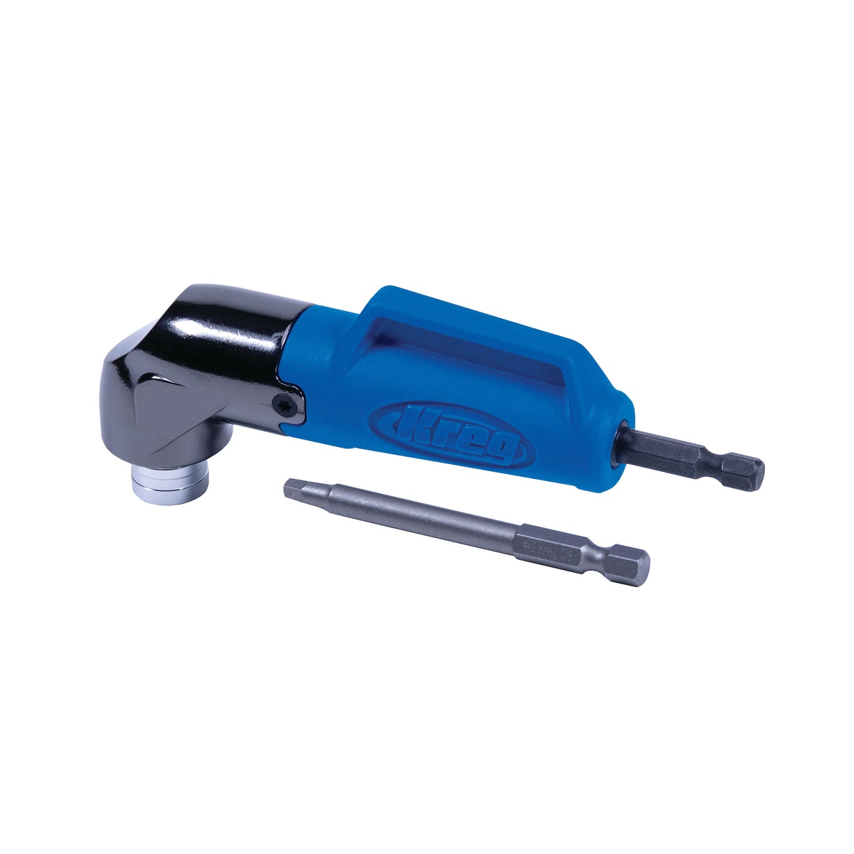 Kreg 90 Pocket-Hole Driver KDRV-90DG shown with included 3 inch square-drive bit for pocket-hole screw driving