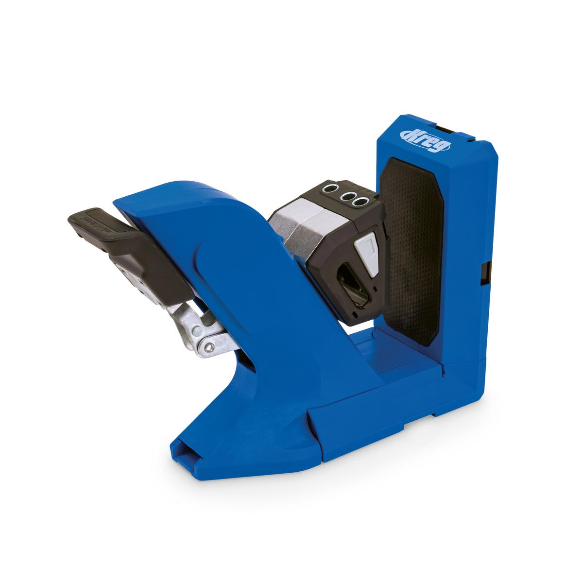 Kreg Pocket-Hole Jig 720 pocket-hole jig shown on a clean background with integrated clamp and drill guide for woodworking joinery setup in a shop