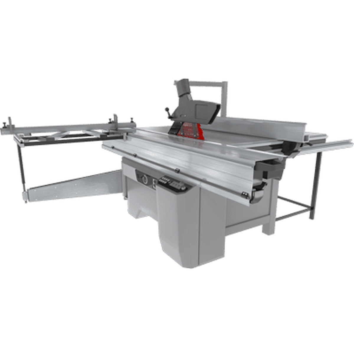 Freud LU1A07 600mm carbide tipped saw blade application on industrial table saw equipment for clean solid wood crosscuts in a production shop