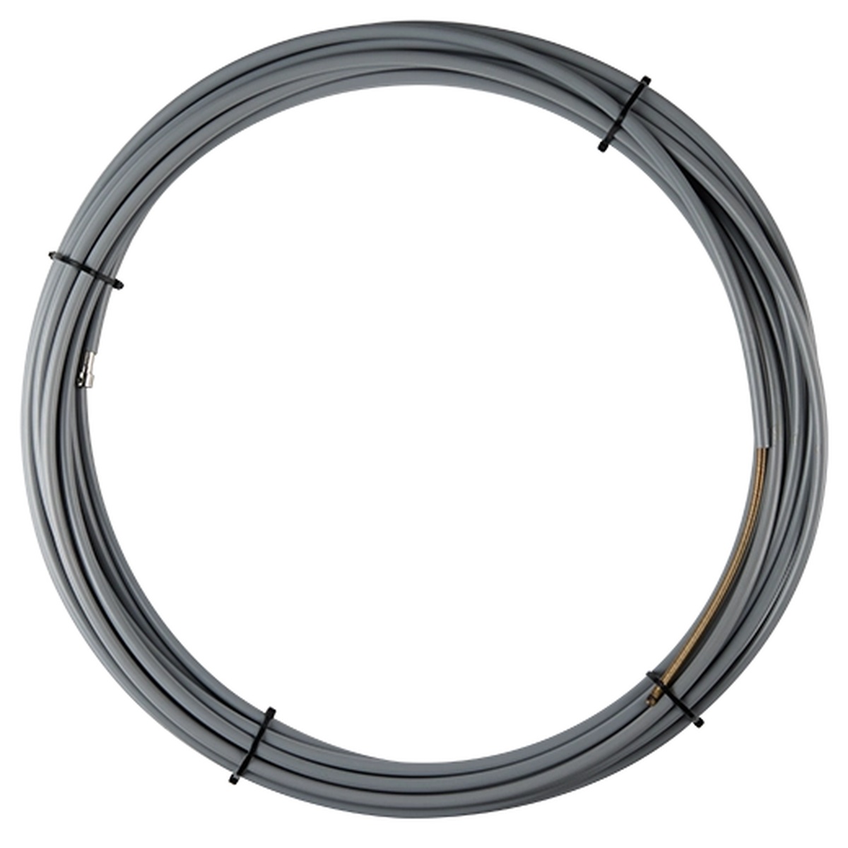 Milwaukee 48-53-2819 5/16 in. x 75 ft. Chain Snake Cable coiled for drain cleaning work on long pipe runs in plumbing service applications