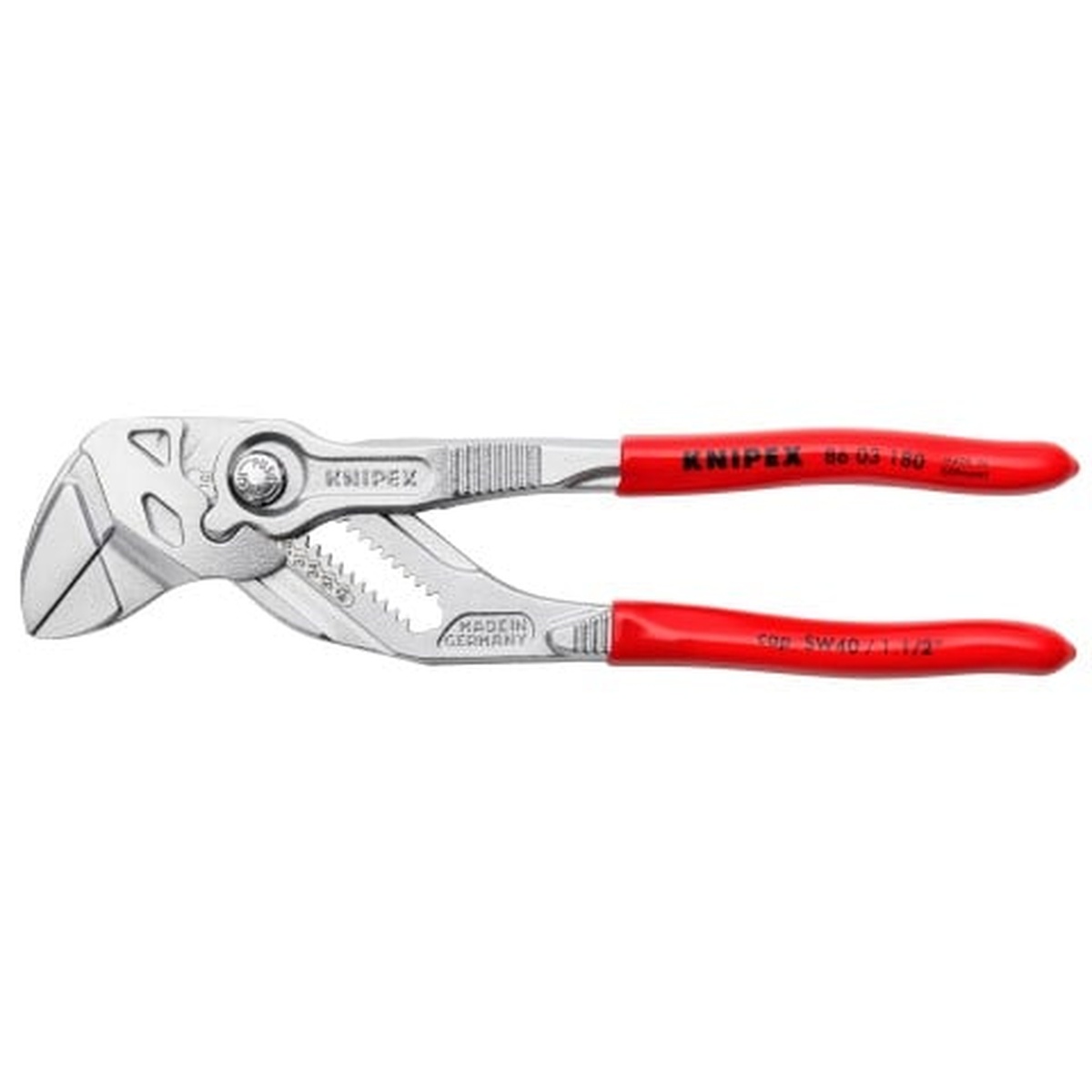 Knipex 9K 00 80 121 US 2 Pc Mini Pliers Wrench Set 7-1/4 inch pliers wrench side profile for adjustable fastening tasks