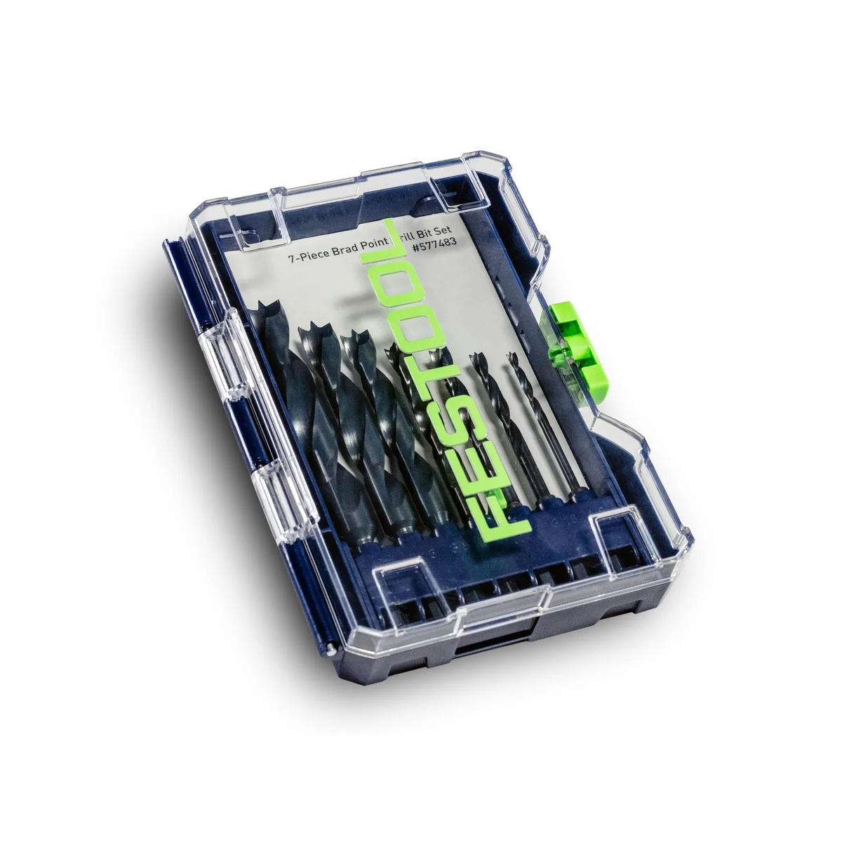 Festool 577483 BKS D 1/8''-1/2'' CE/W/7 7-Piece Brad Point Drill