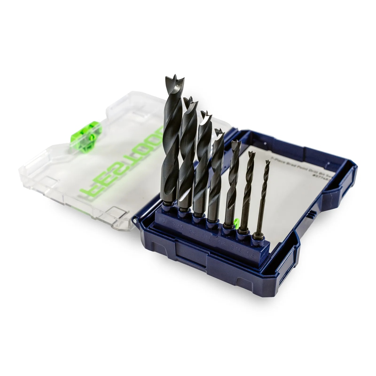 Festool 577483 BKS D 1/8''-1/2'' CE/W/7 7-Piece Brad Point Drill