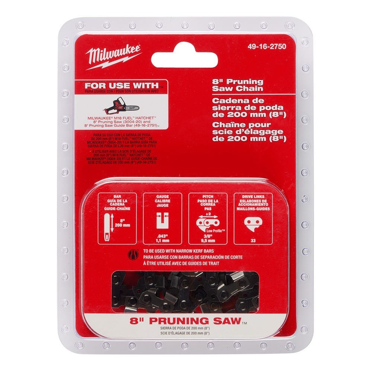 Milwaukee M18 FUEL HATCHET 8