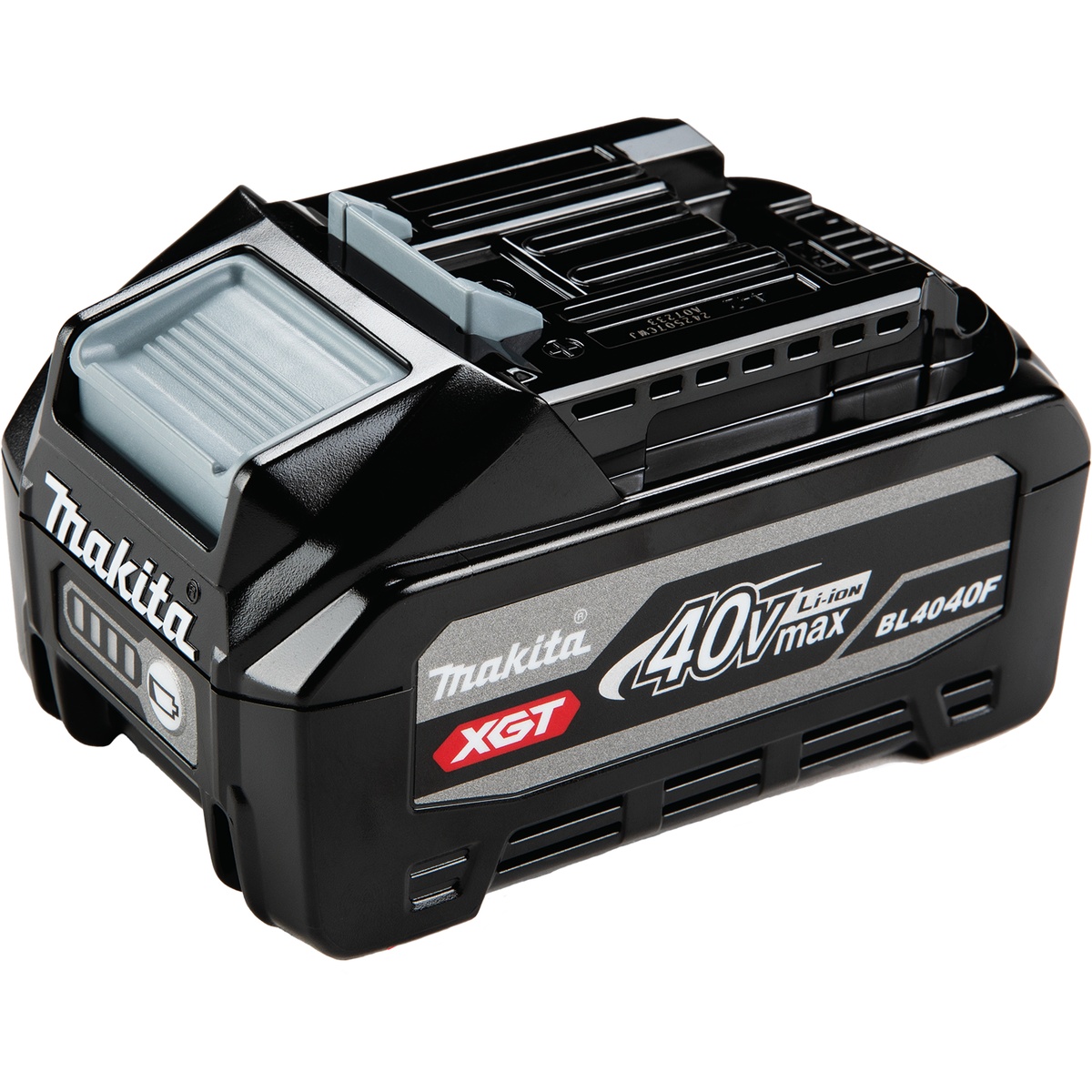Makita BL4040F 40V max XGT 4.0Ah High Power Battery product view showing the compact battery pack for cordless tool use on demanding jobsites