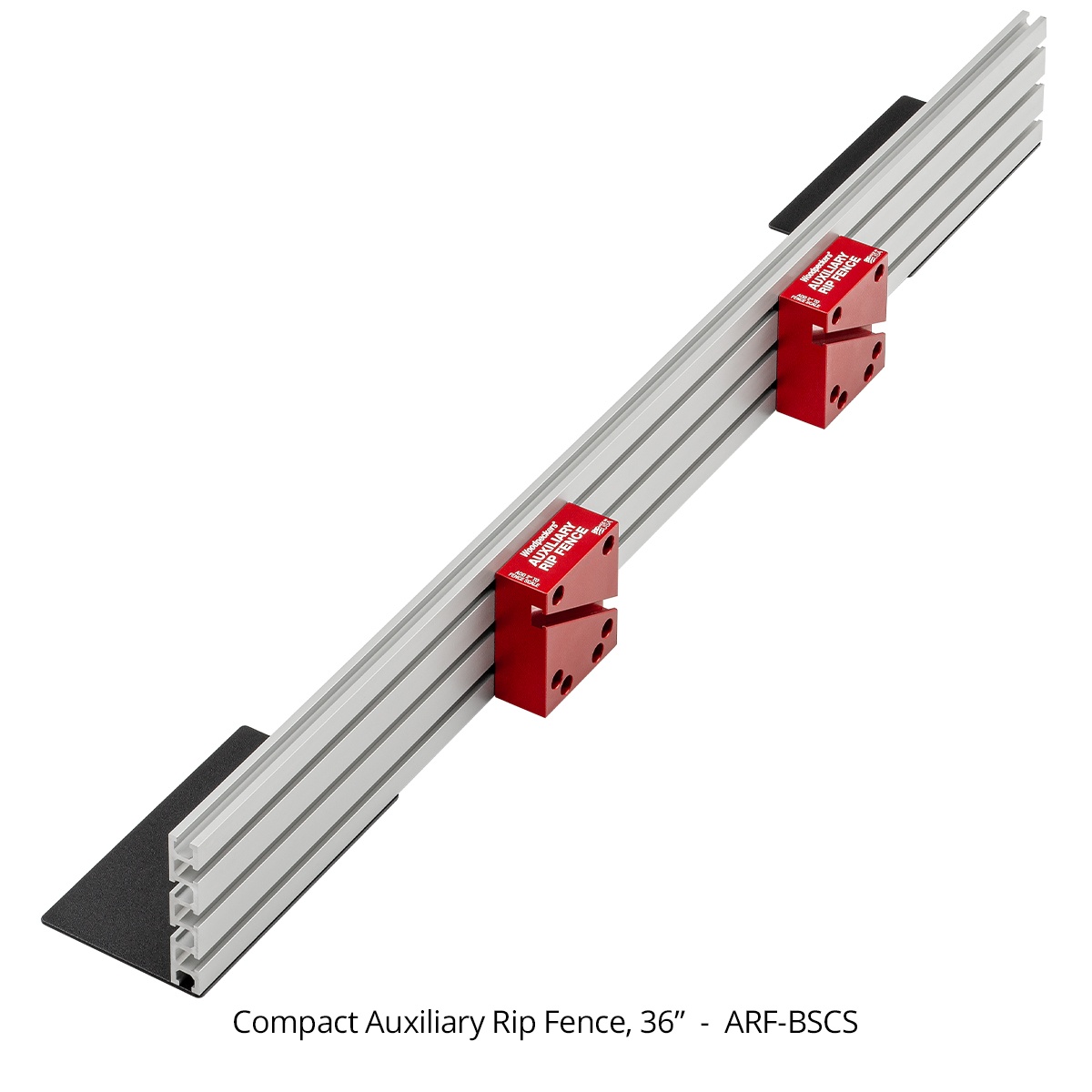 Woodpeckers Compact Auxiliary Rip Fence 36 inch ARF-BSCS product view showing the full fence assembly on a clean background