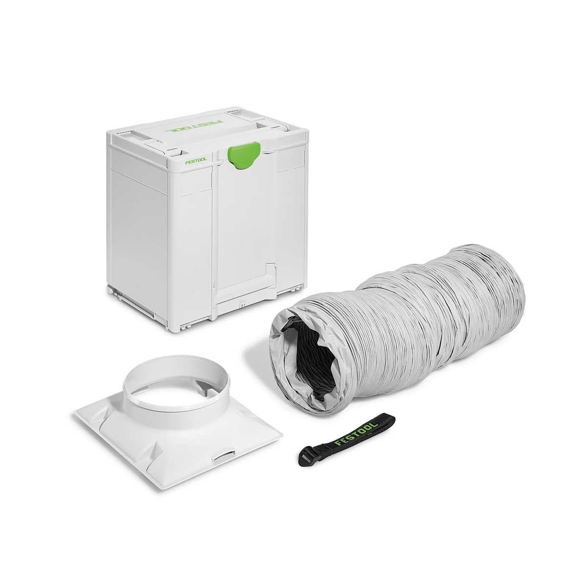 Festool 577964 SYS-AIR Air Supply Hose LS-SYS-AIR D200x6m with adapter base strap and Systainer for organized transport and storage