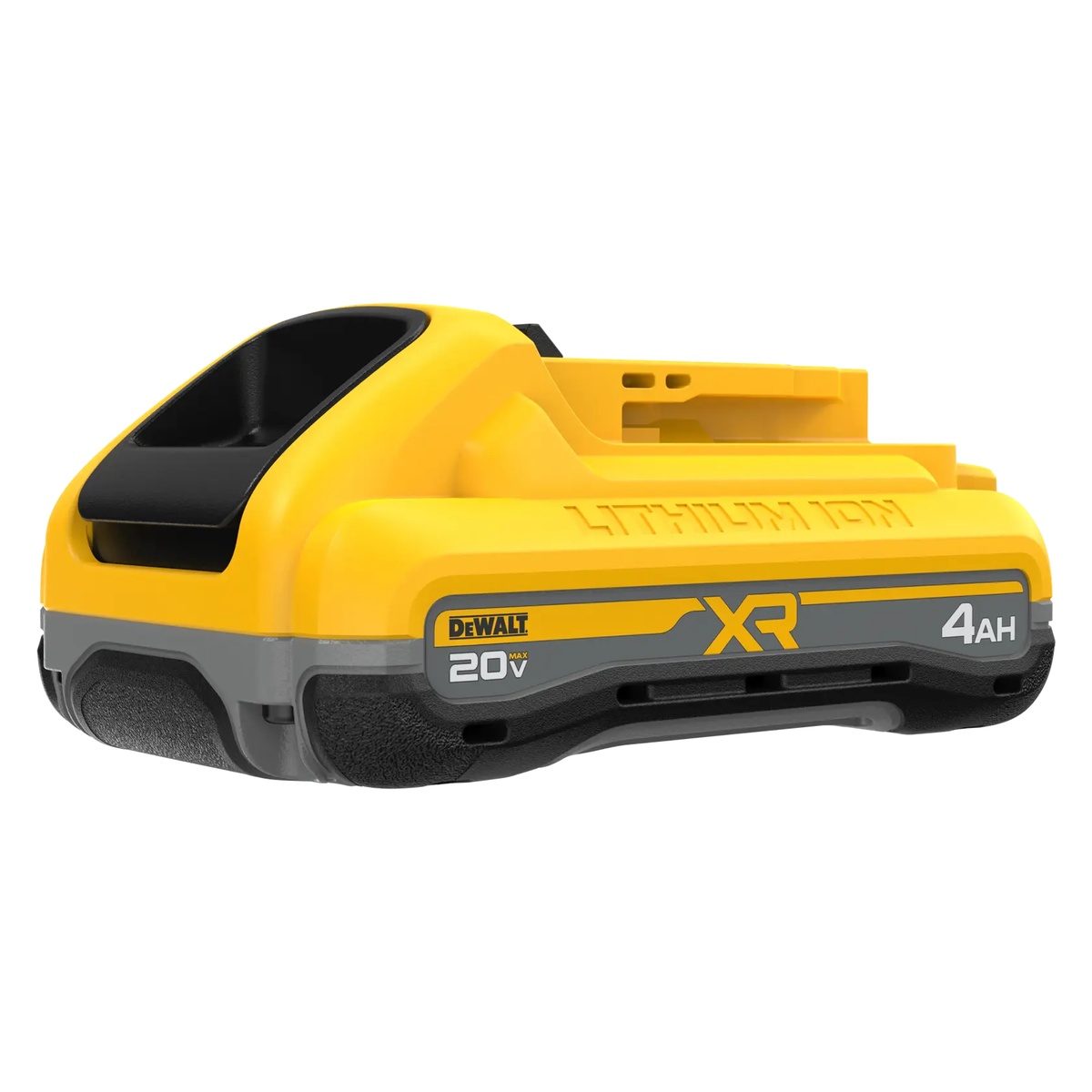 DEWALT DCB2104 20V MAX XR POWERPACK 4Ah Battery shown as a compact cordless tool battery pack for DEWALT 20V MAX jobsite tools