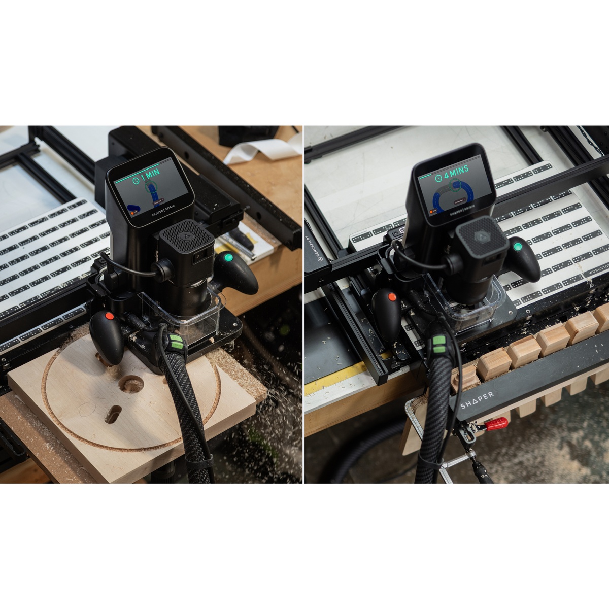 Shaper SCFP1-AJ-NN BenchPilot Hands-Free CNC Bench for Origin cutting wood horizontally and vertically for profiling and joinery applications