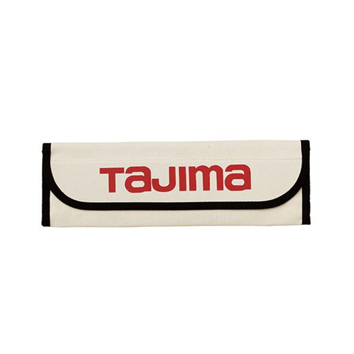 Tajima JPR-SET Japan Pull Hand Saw Set tri-fold canvas carrying case closed and ready for storage in a woodworking shop or contractor bag