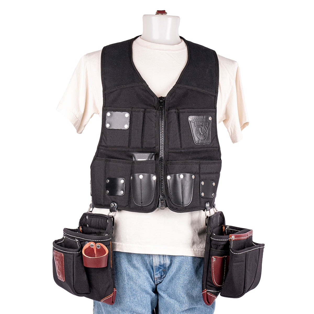 Occidental Leather 2536 Builders' Zip Vest, Regular Size – Tool Nut