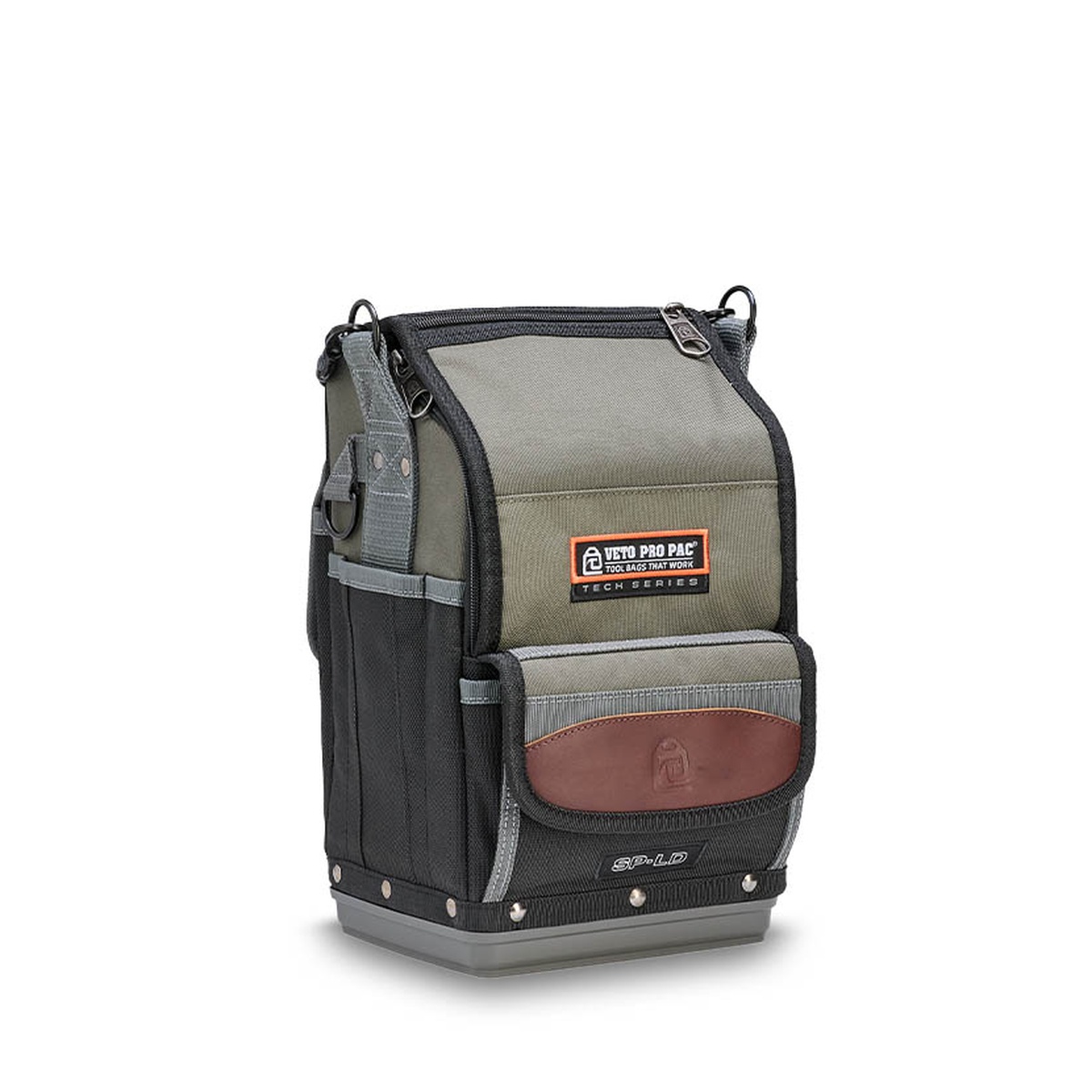 Veto Pro Pac SP-LD Closed Top Tool Pouch front view showing compact closed-top design for organized technician tools and meters