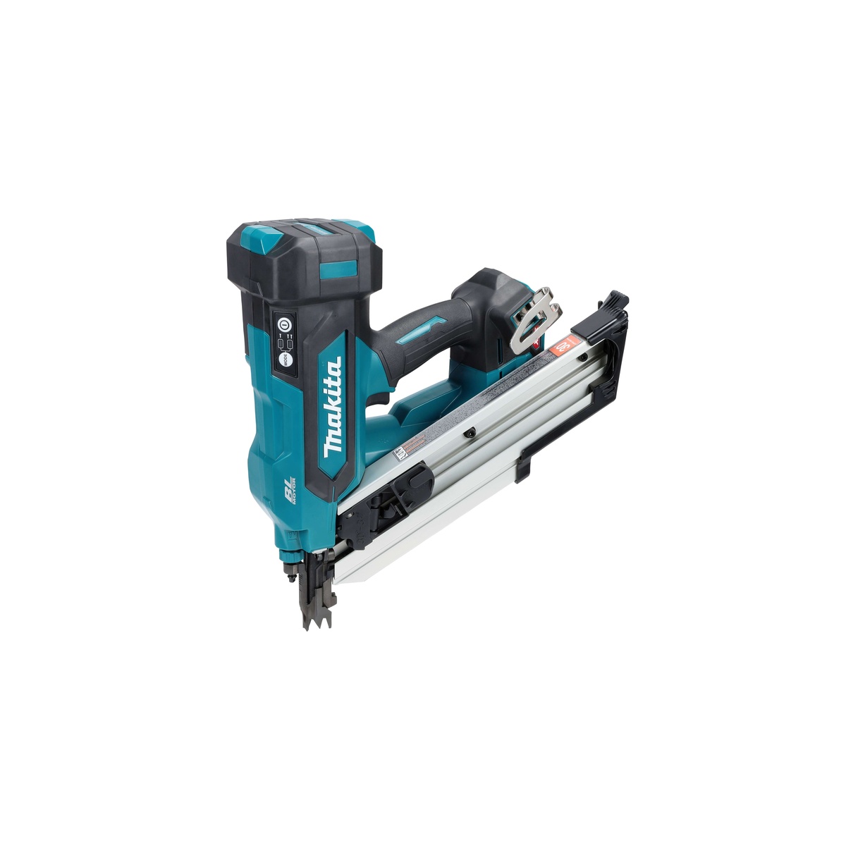Makita GNB01Z 40V max XGT Brushless 30-Degree Clipped Head 3-1/2 in. Framing Nailer angled product view showing the magazine, handle, and nose for framing nail placement in lumber and engineered wood
