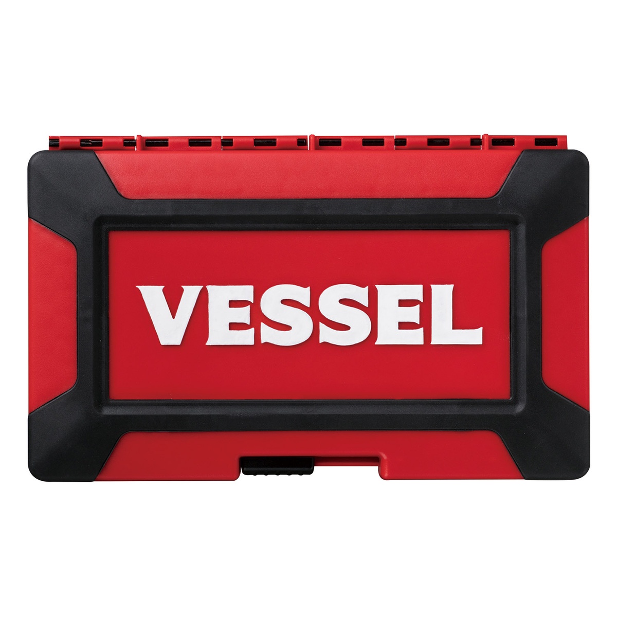 Closed Vessel hard storage case for the WOOD-COMPO Swivel Socket Wrench Set No.HRW2004MSW used to keep the 21-piece metric ratchet set organized between service jobs