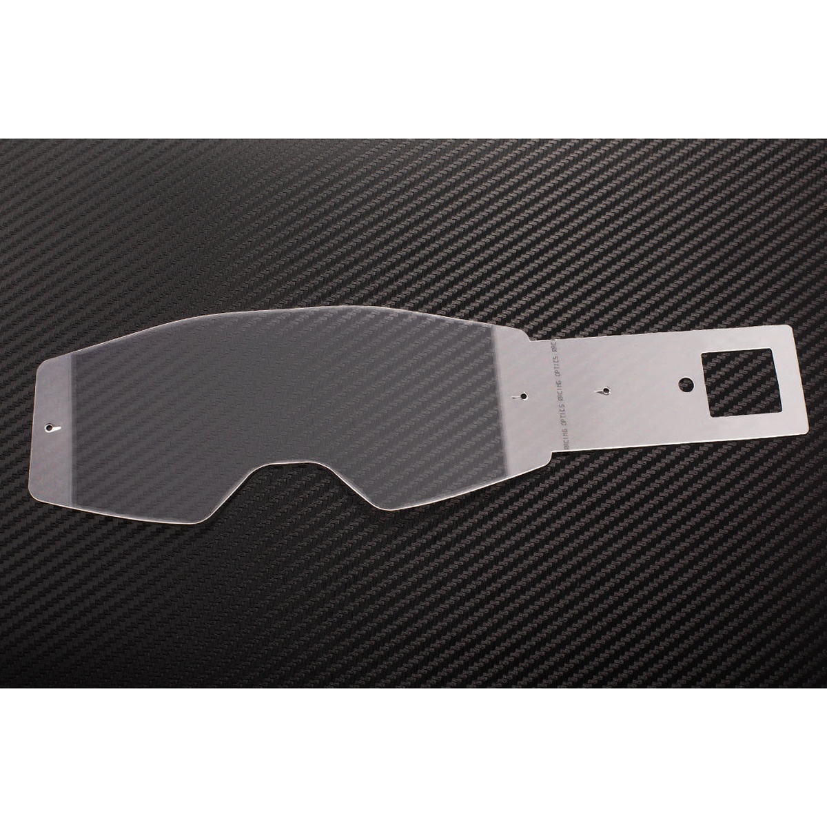 Heat Wave Visual MXG-250 Laminated Tear-Offs clear replacement sheet with mounting holes for MXG-250 goggle lens system