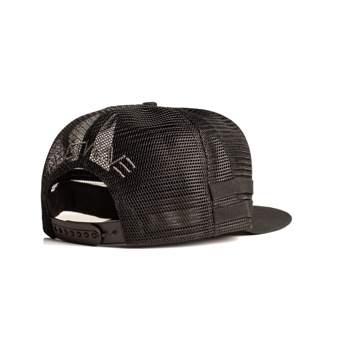 Heat Wave Visual HWV Socom Trucker Hat rear view showing mesh back panels and adjustable snapback closure for all-day casual wear