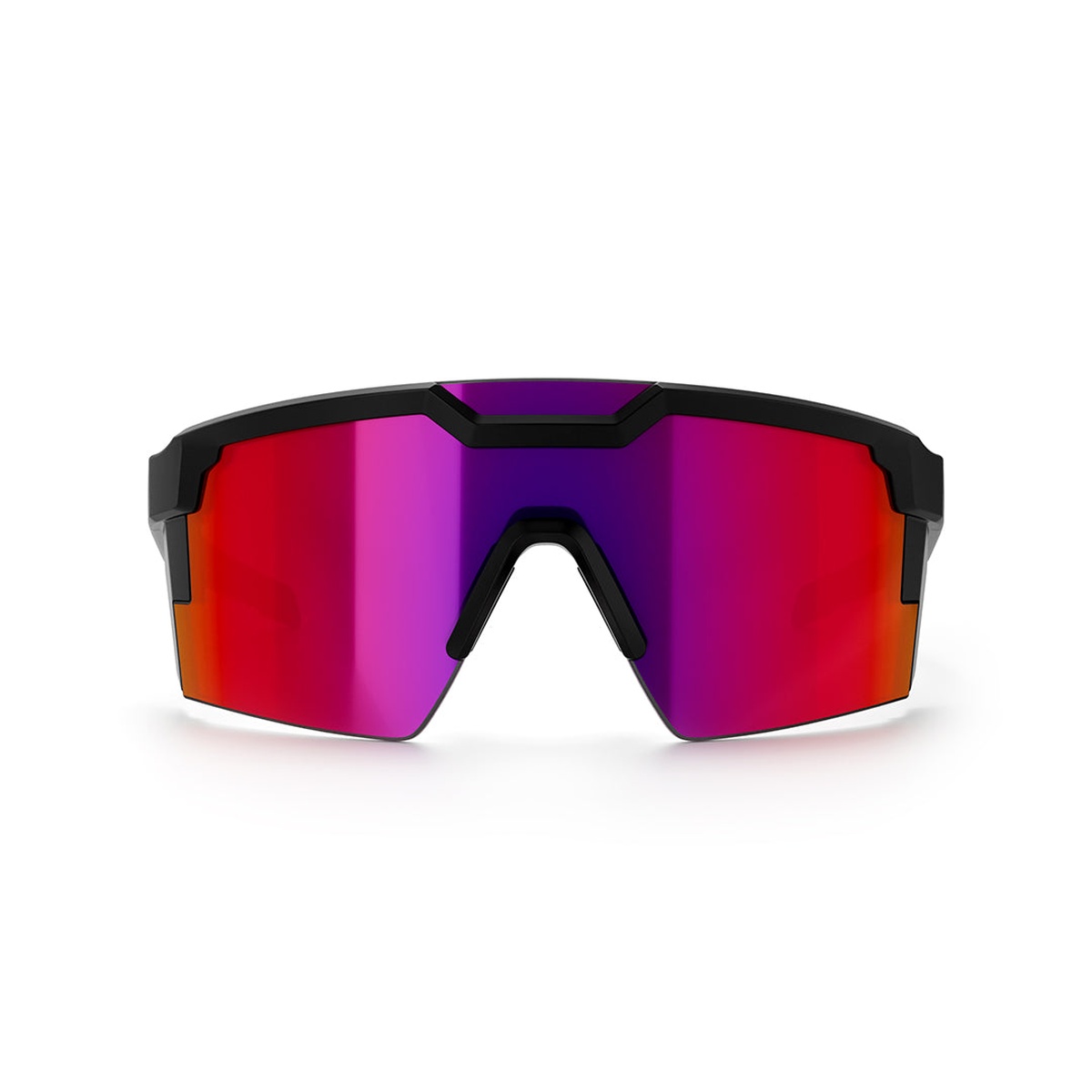 Heat Wave Visual Future Tech Sunglasses: Atmosphere Z87+ front view showing polarized Atmosphere lens for daylight driving, outdoor jobsites, and reflective environments