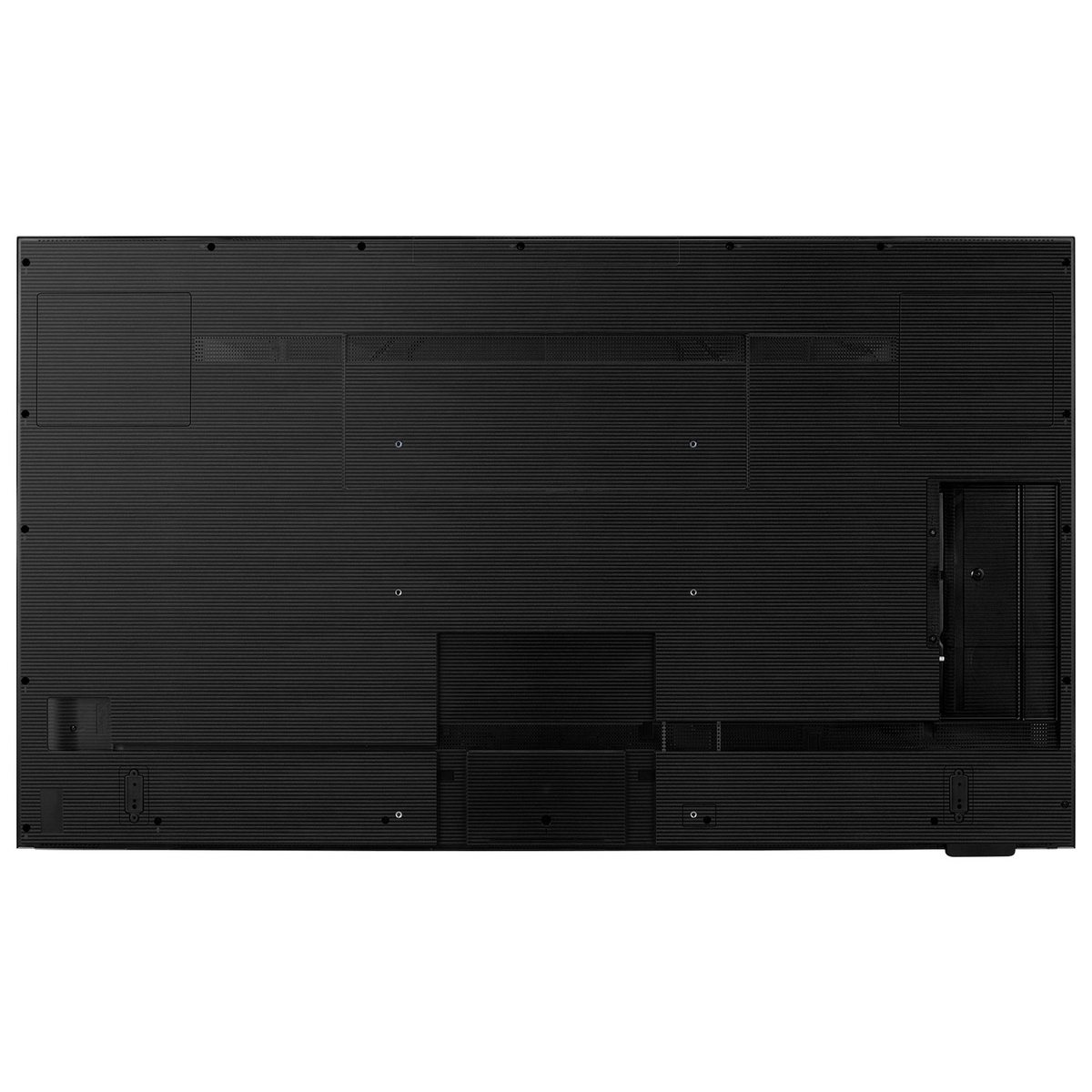 Rear view of Hisense CanvasTV showing mounting points and clean back panel