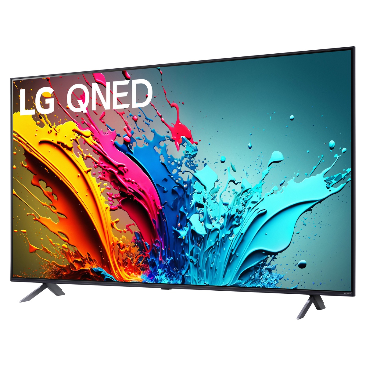 LG QNED TV displaying vibrant quantum dot color on large screen