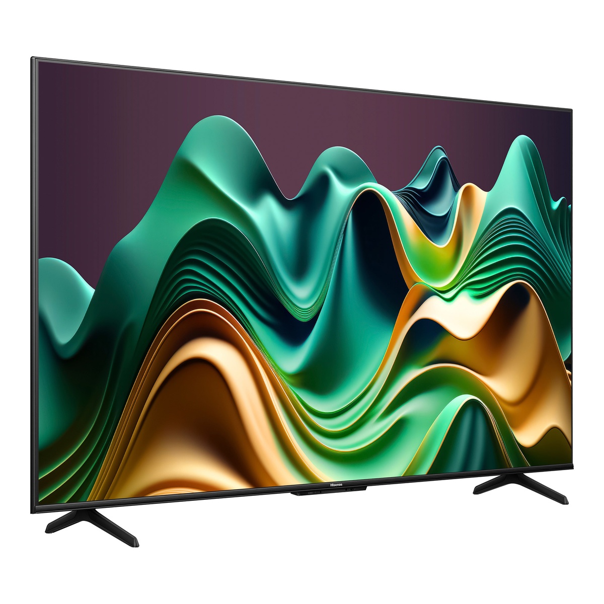 Hisense 65U68N TV angled view showing vivid QLED color on screen