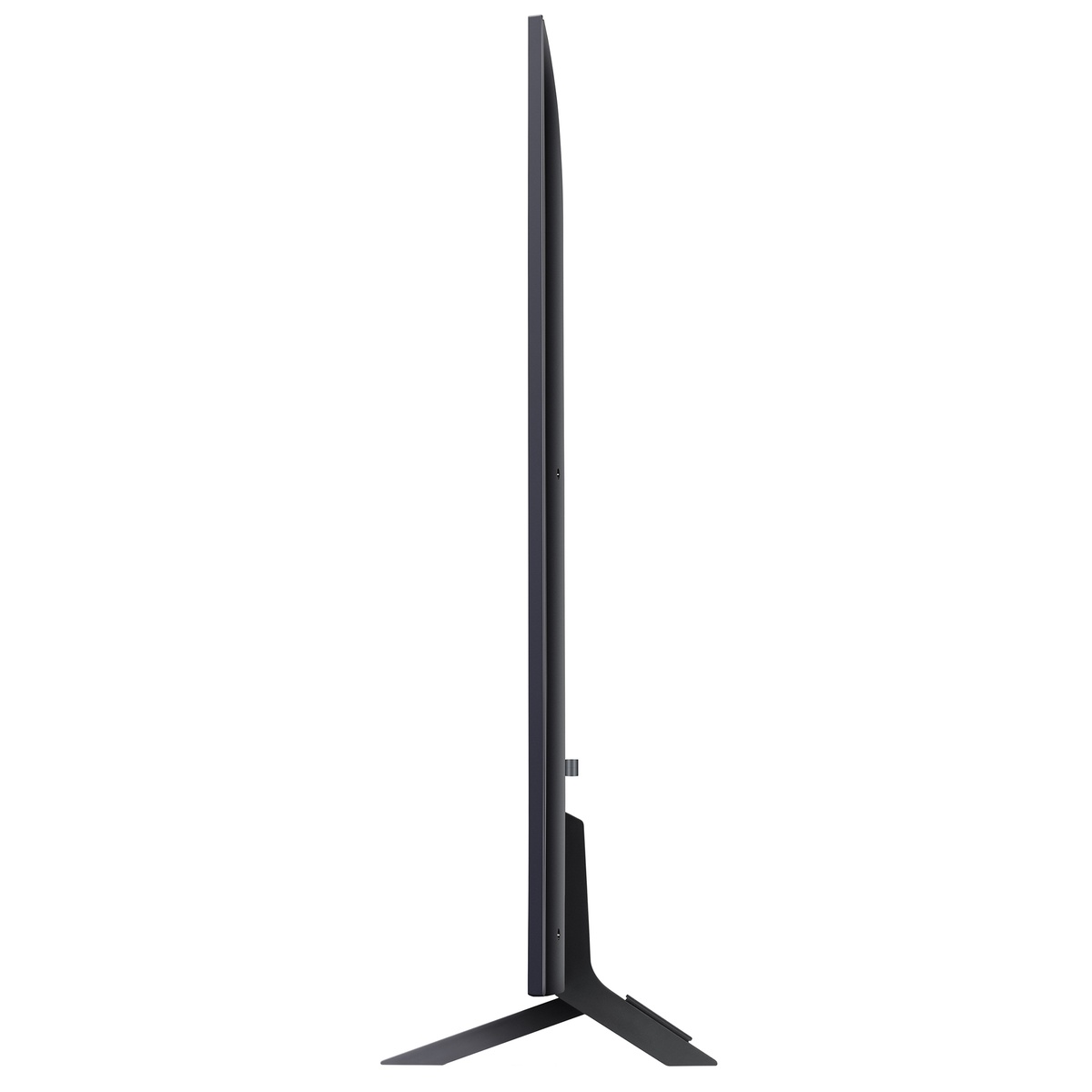 Ultra-slim side profile of the LG 65-inch TV