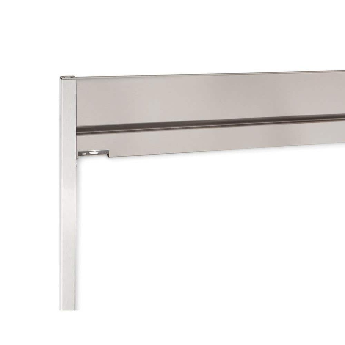 Close-up of upper trim detail and mounting area