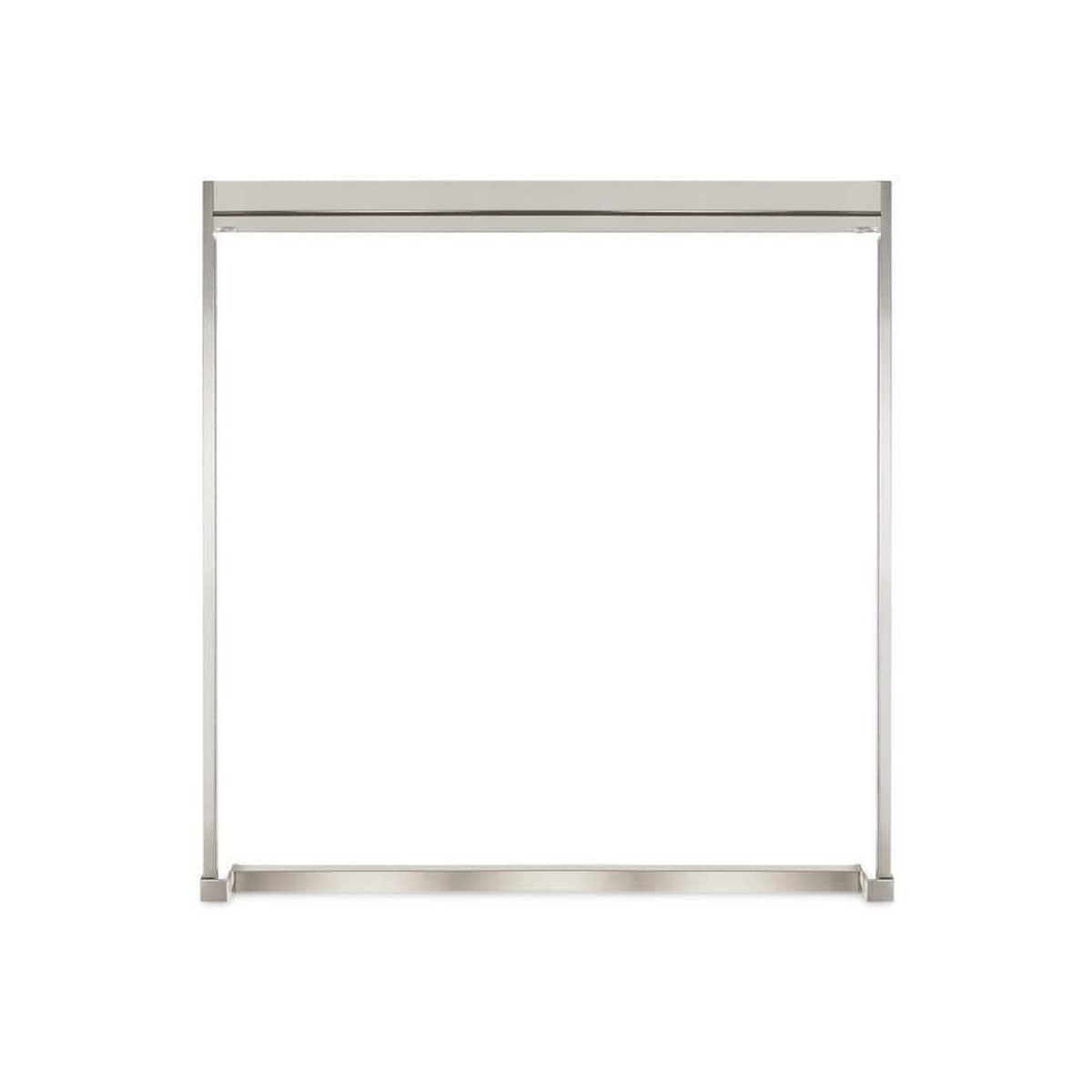 Frigidaire 79-inch stainless dual trim kit frame front view