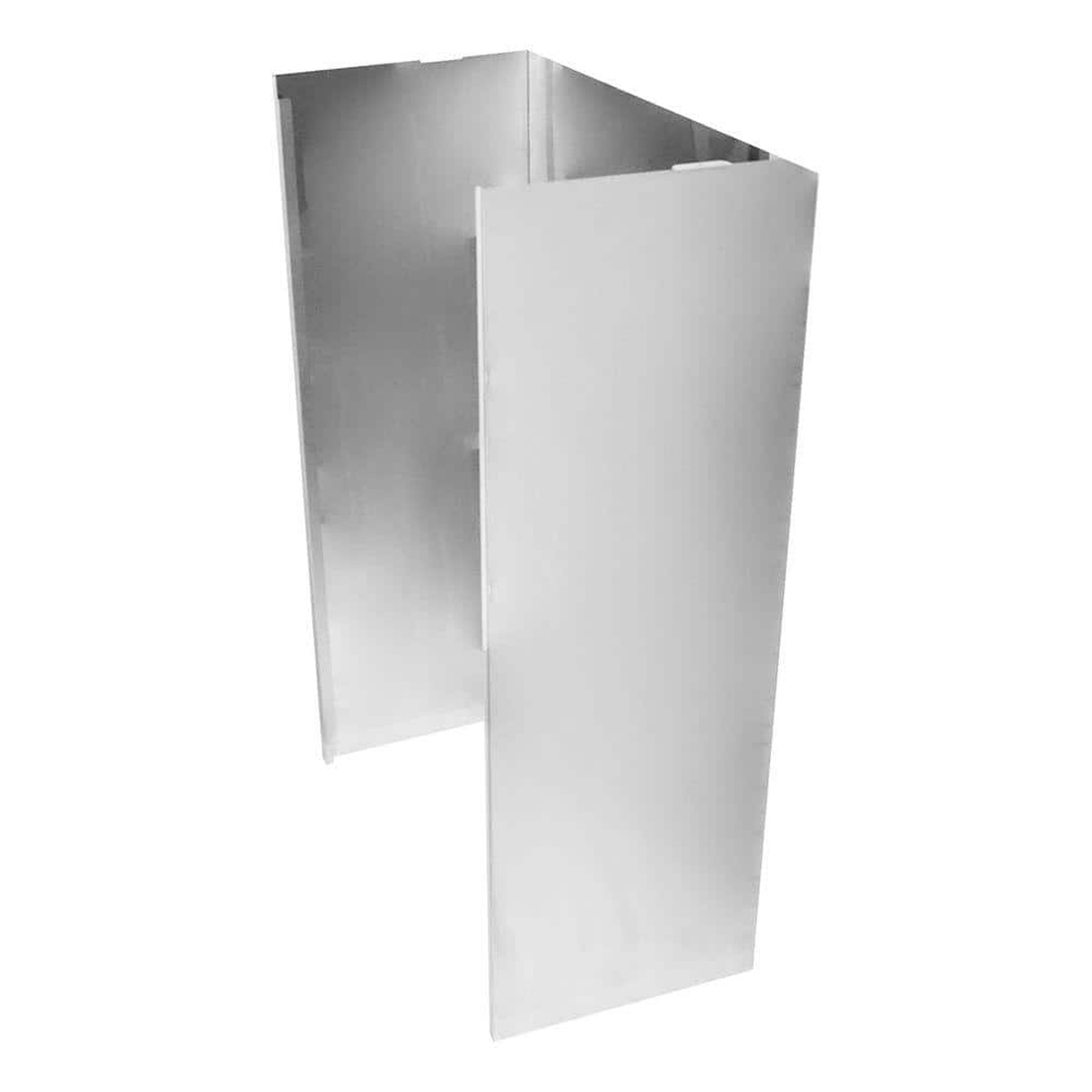 Stainless steel wall hood chimney extension panels for KitchenAid hoods