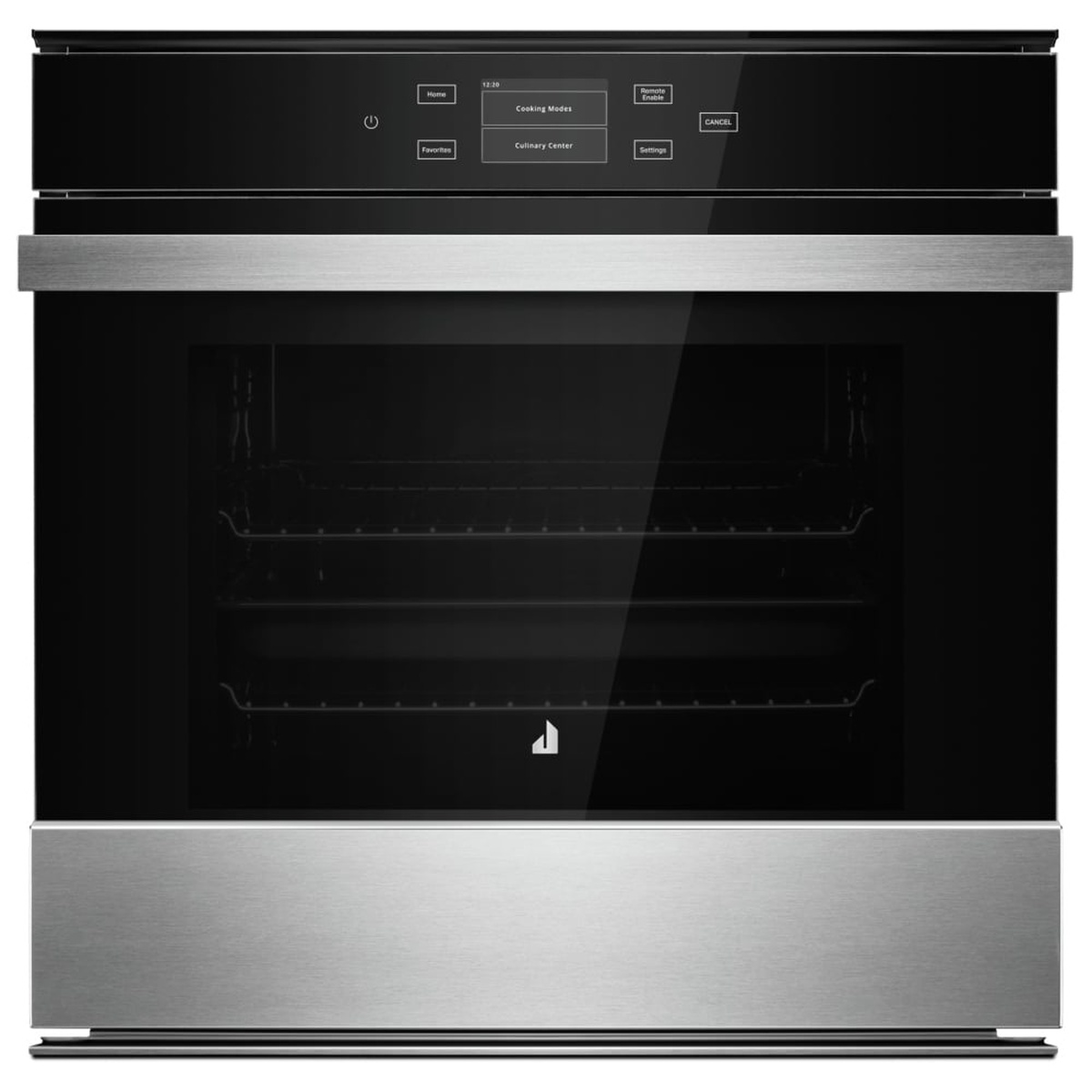 JennAir 24-inch built-in wall oven with glass touchscreen and stainless trim