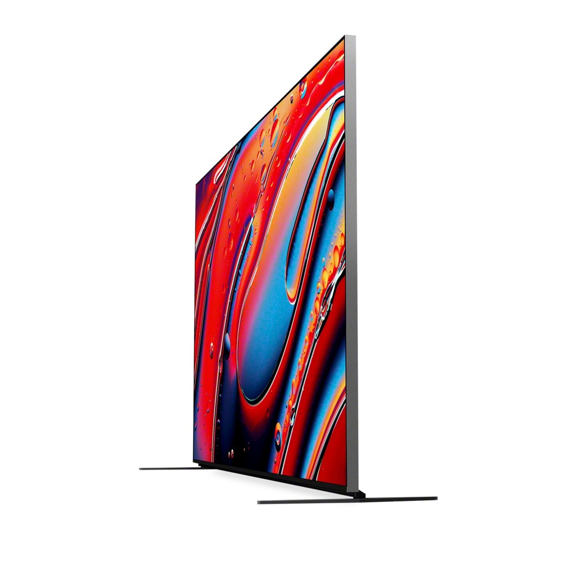 Ultra‑slim side profile of Sony BRAVIA 9 TV with minimalist feet