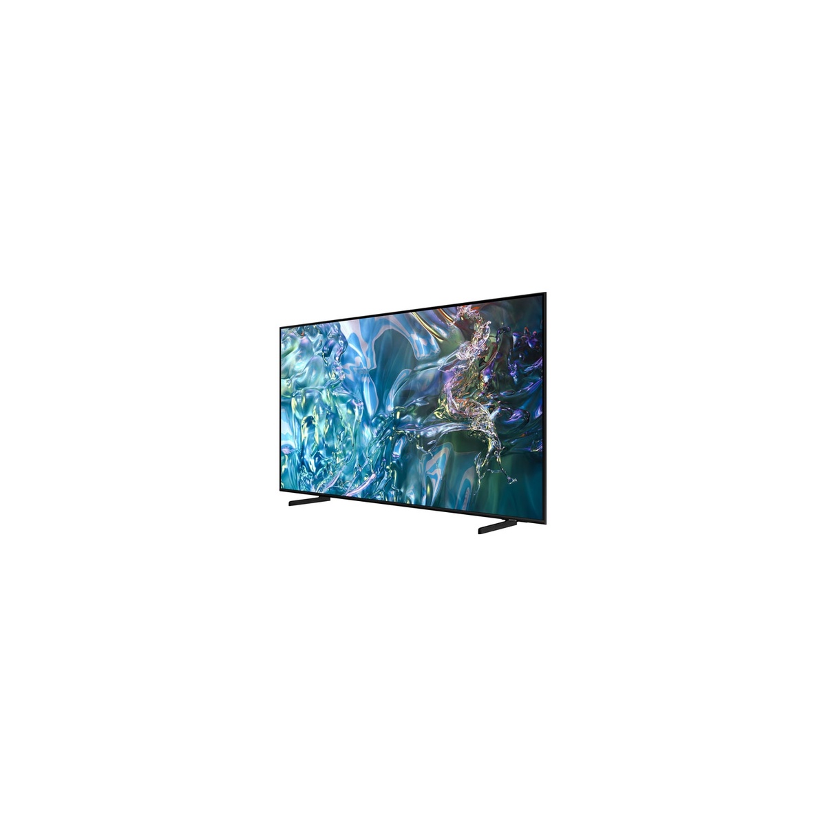 Samsung 65-inch QLED TV angled view showing vibrant Quantum Dot colours