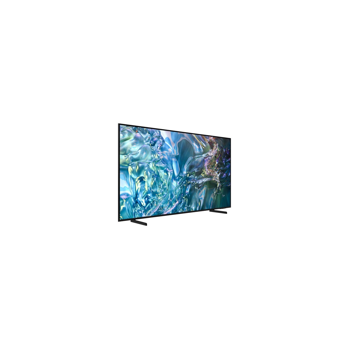 QLED screen with dynamic highlights and contrast at an angle