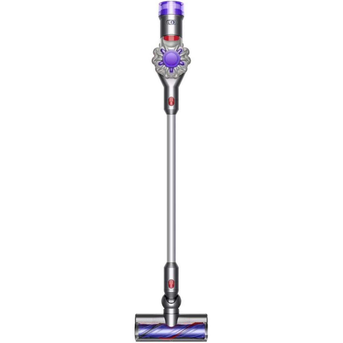 Dyson V7 cordless stick vacuum with long wand and floor cleaning head