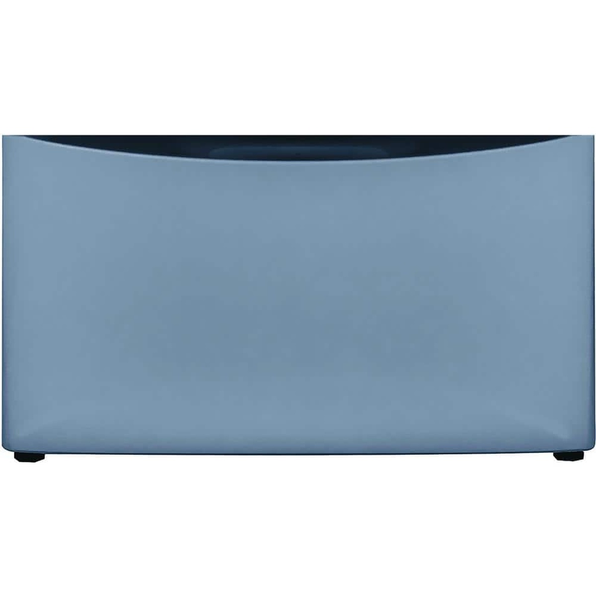 Close-up of the Glacier Blue Electrolux laundry pedestal drawer front