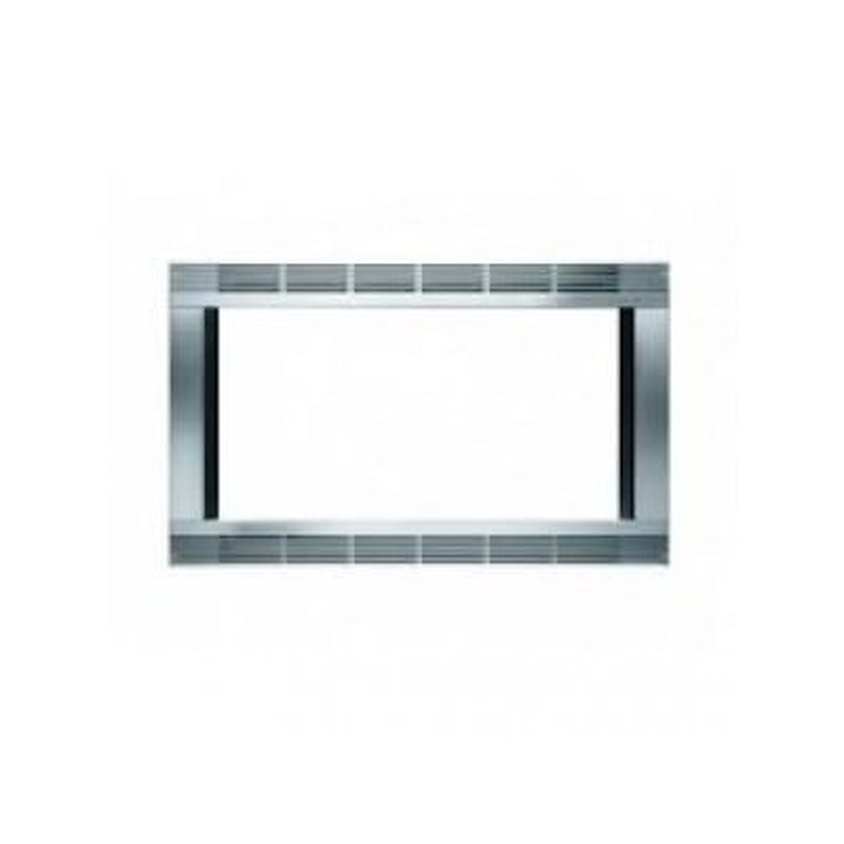 Electrolux E30MO65TMK stainless steel microwave trim kit frame shown from the front